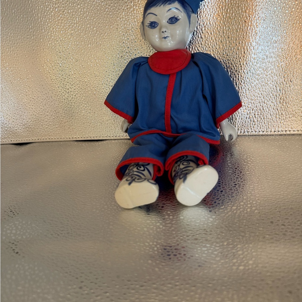 Blue and Red Kids Toy Doll